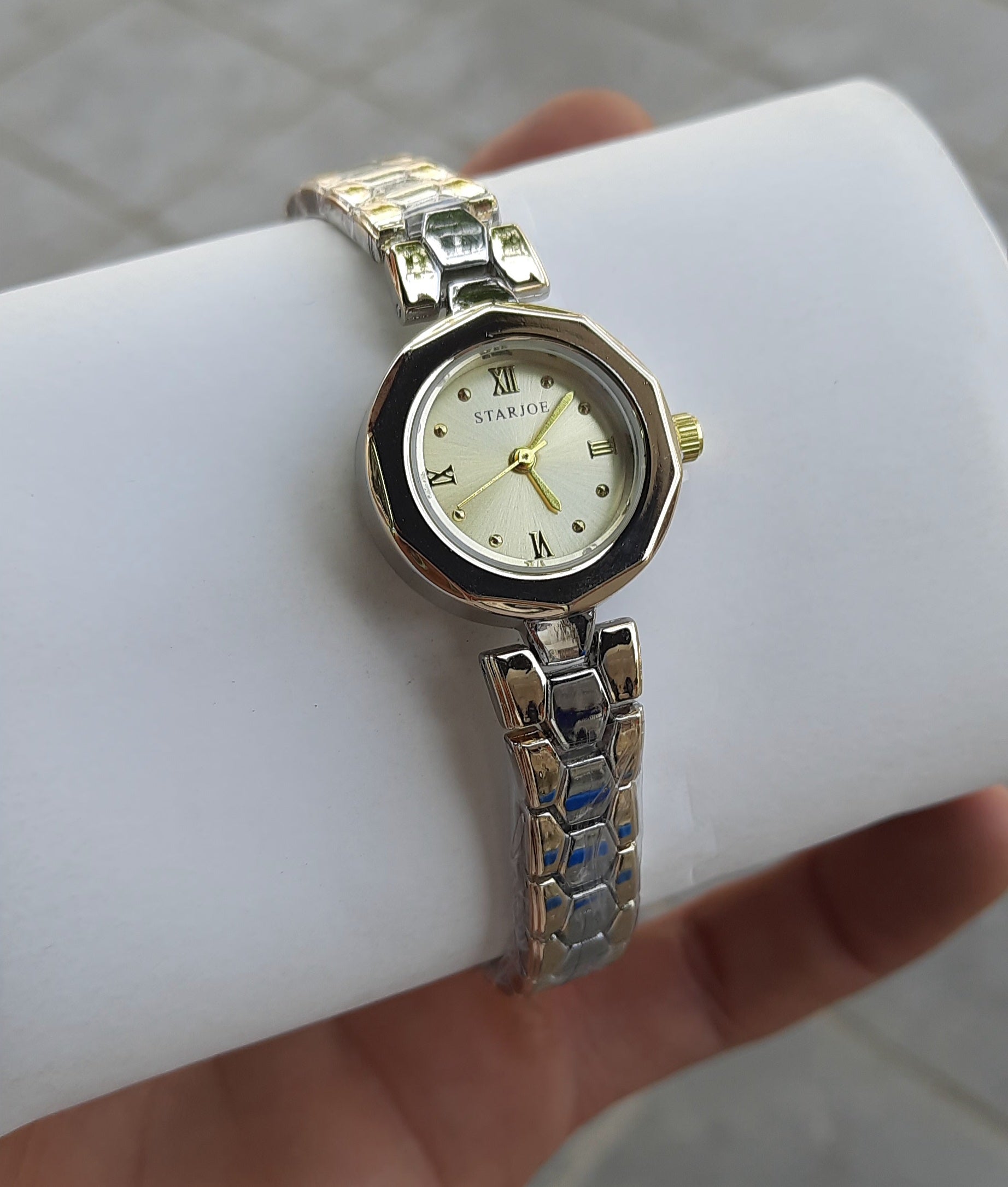 starjoe montre en acie inoxydable