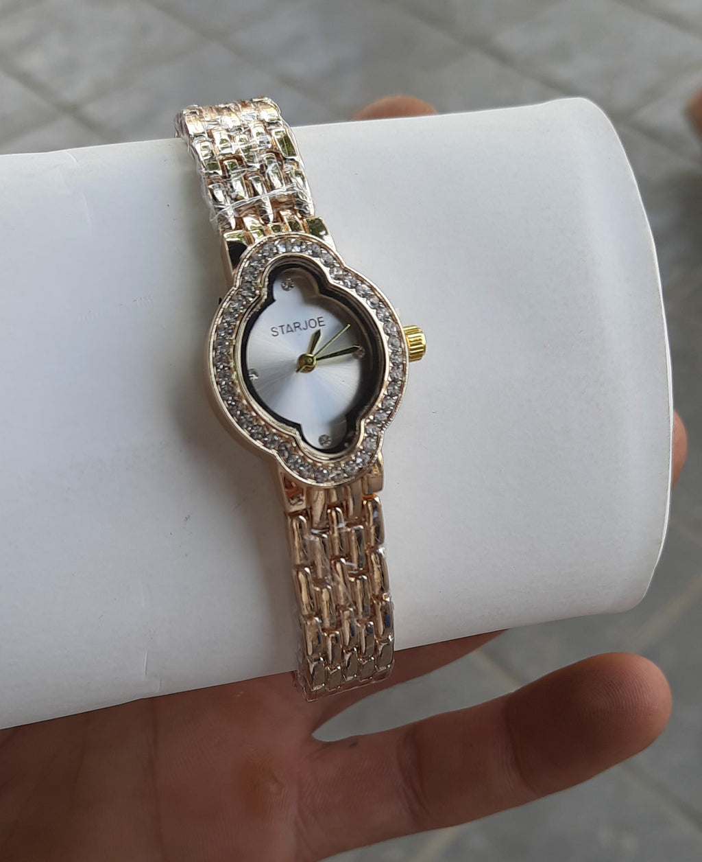 starjoe montre en acie inoxydable