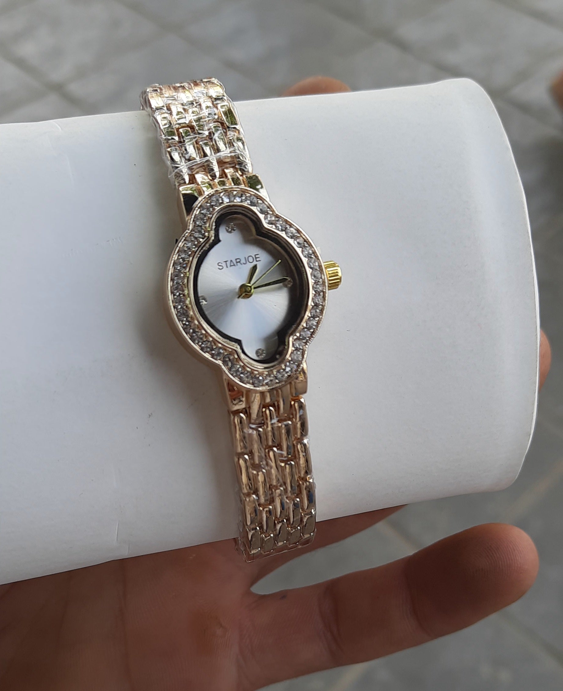 starjoe montre en acie inoxydable