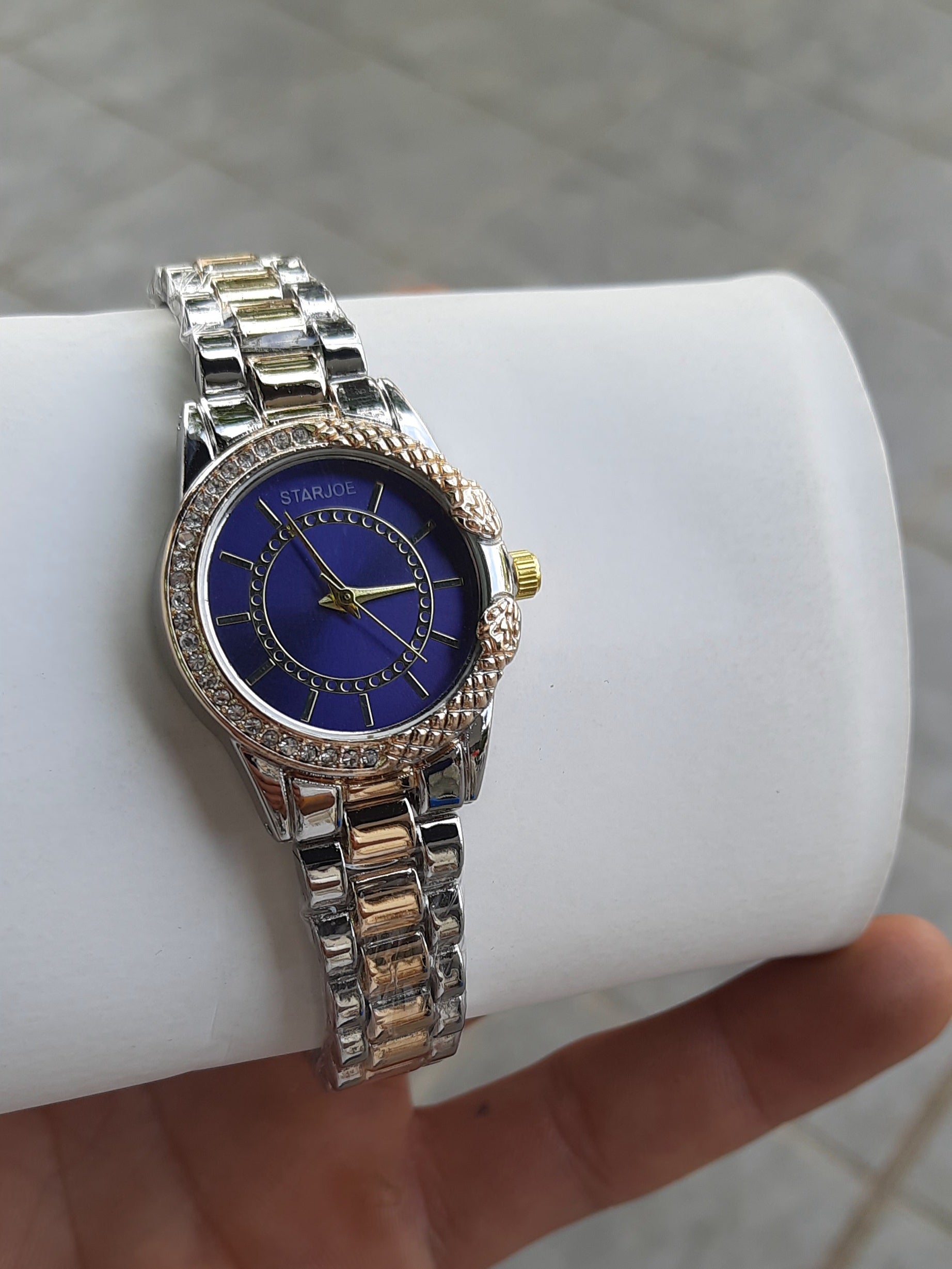 starjoe montre en acie inoxydable
