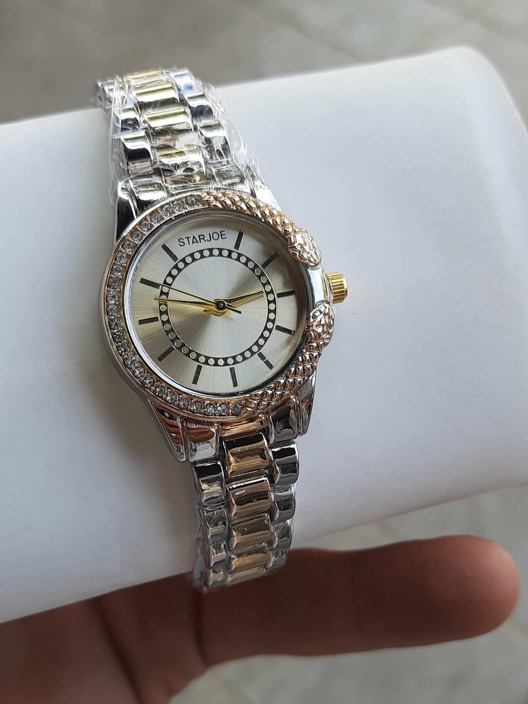 starjoe montre en acie inoxydable